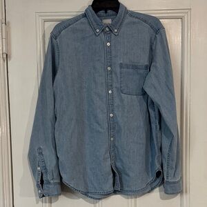 Gap Like New Light Blue Denim Shirt